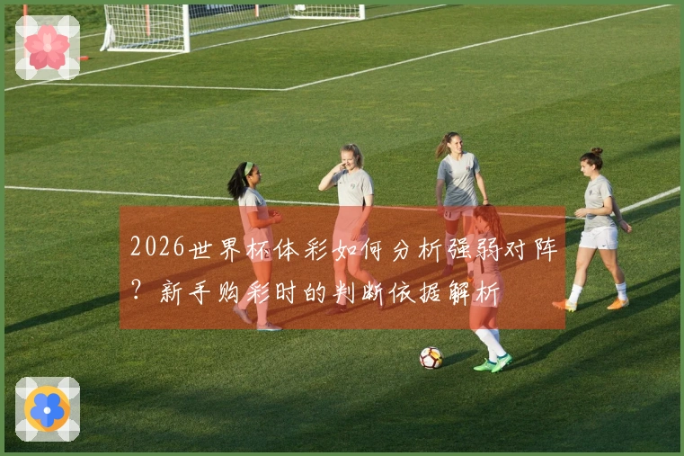 2026世界杯体彩如何分析强弱对阵？新手购彩时的判断依据解析